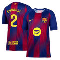 CUBARSÍ #2 Barcelona Home Football Shirt 2025/26 Red&Blue