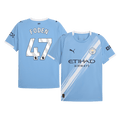 FODEN #47 Manchester City Home Football Shirt 2025/26 Blue