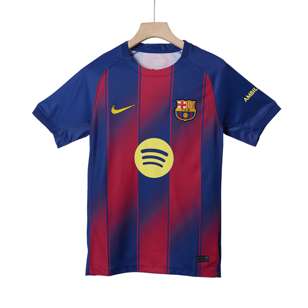 CUBARSÍ #2 Barcelona Home Football Shirt 2025/26 Red&Blue