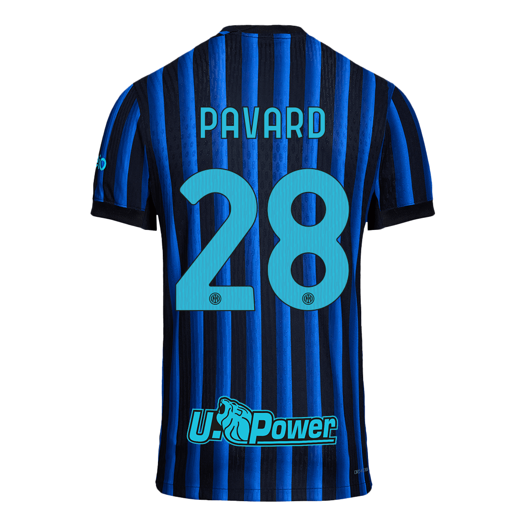 Player Version PAVARD #28 Inter Milan Home Football Shirt 2025/26