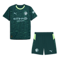 Manchester City Fourth Away Football Shirt Kit(Jersey+Shorts) 2025/26