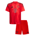 Kid's Bayern Munich Home Football Shirt Kit(Jersey+Shorts) Red