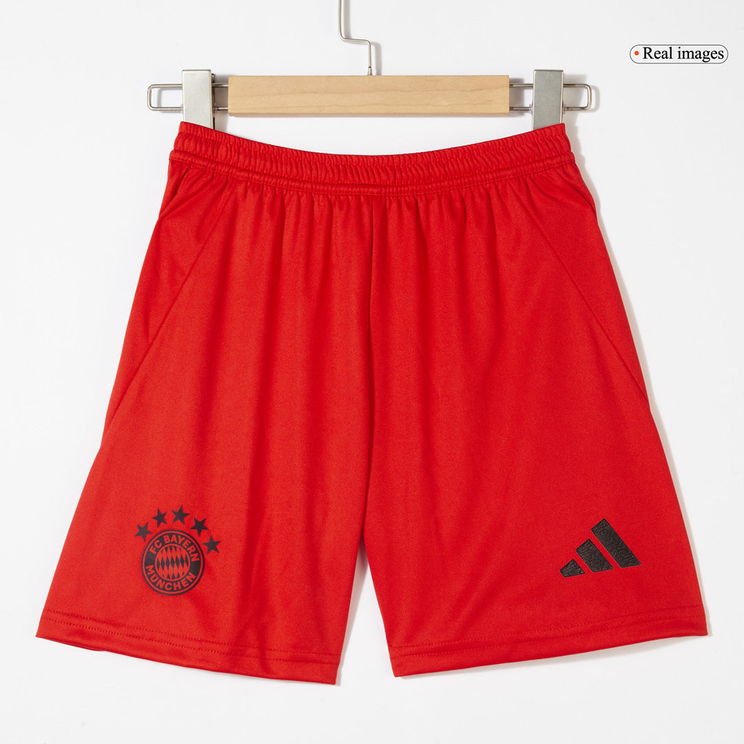 Kid's Bayern Munich Home Football Shirt Kit(Jersey+Shorts) Red