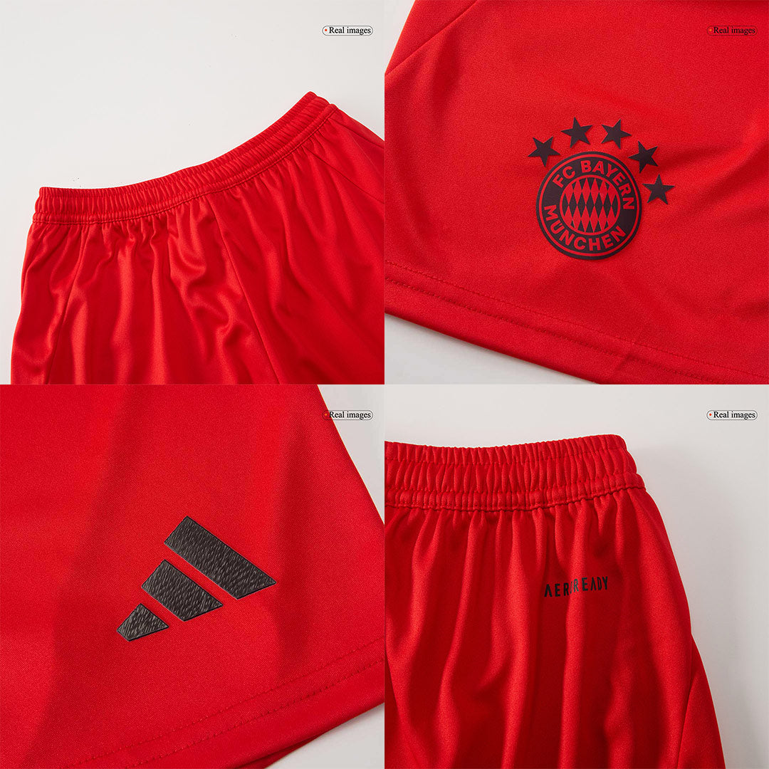 Kid's Bayern Munich Home Football Shirt Kit(Jersey+Shorts+Socks) Red