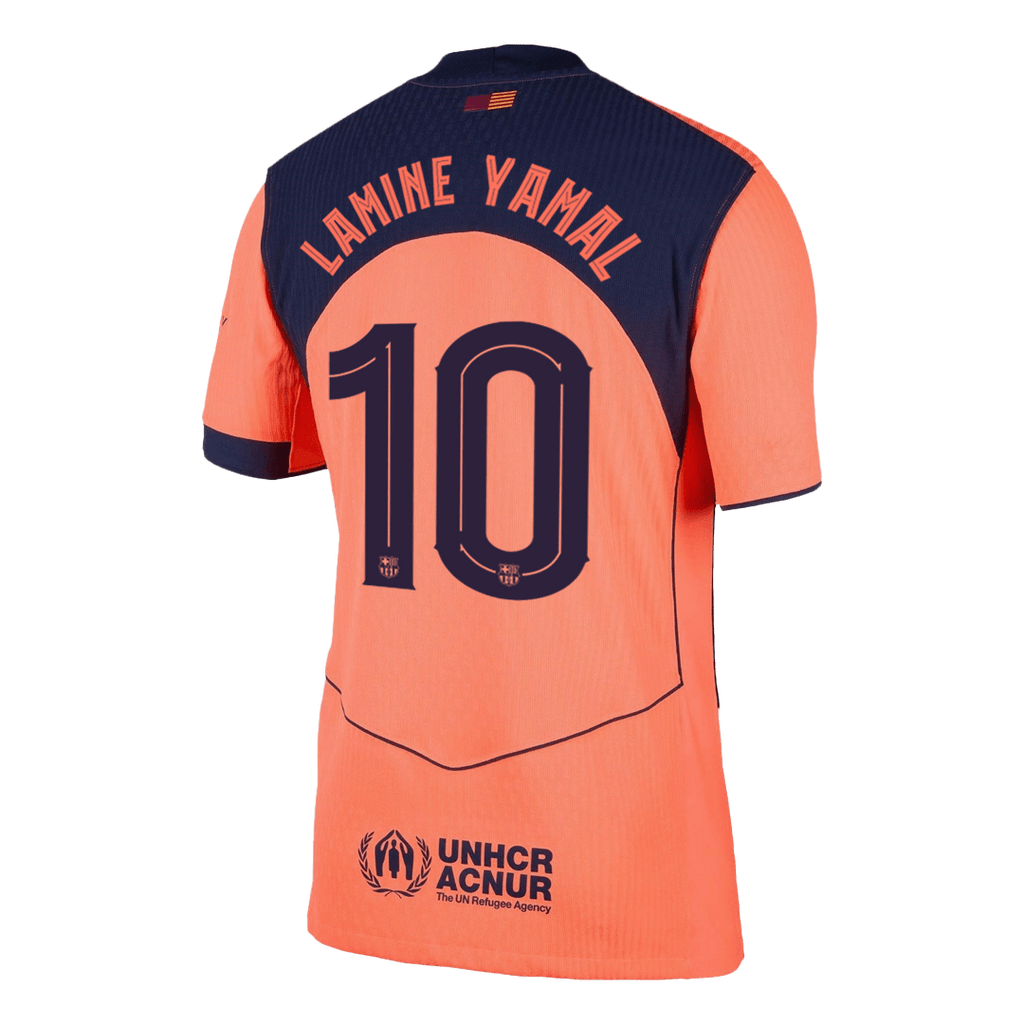 Player Version LAMINE YAMAL #10 Barcelona Third Away Football Shirt 2025/26