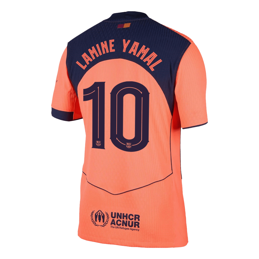 Player Version LAMINE YAMAL #10 Barcelona Third Away Football Shirt 2025/26