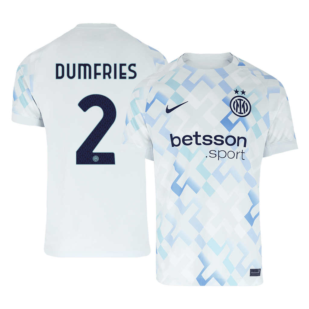 DUMFRIES #2 Inter Milan Away Football Shirt 2025/26