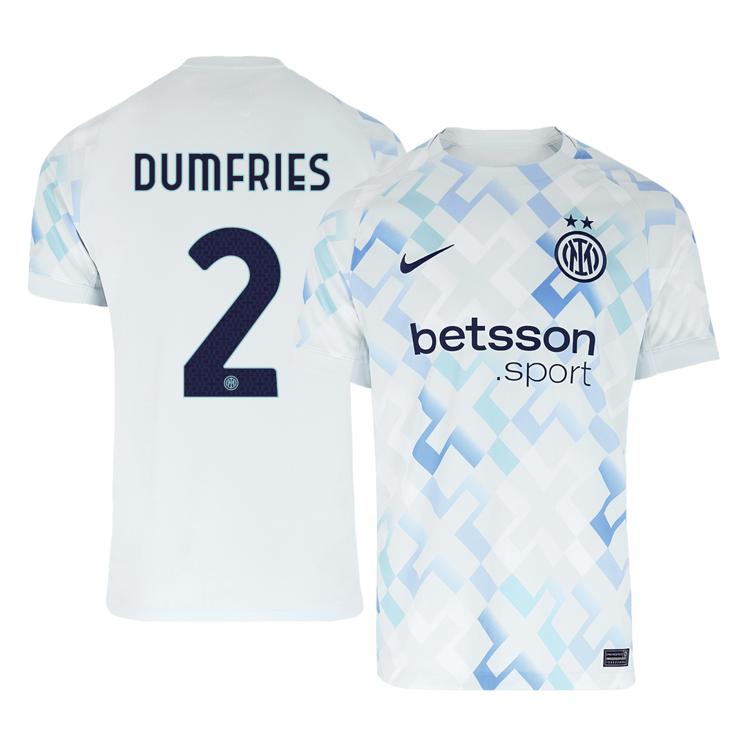 DUMFRIES #2 Inter Milan Away Football Shirt 2025/26