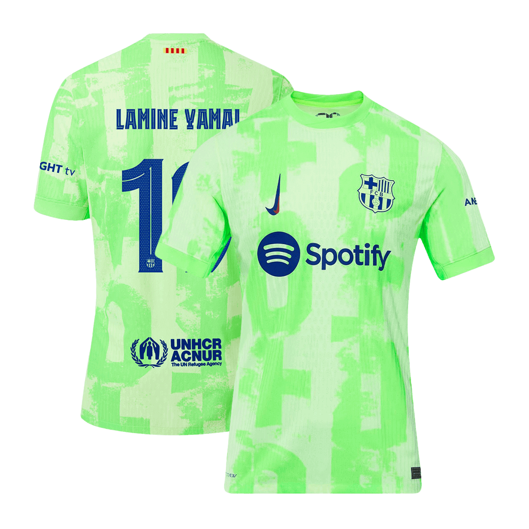 Player Version LAMINE YAMAL #19 Barcelona Third Away Football Shirt 2024/25 - UCL