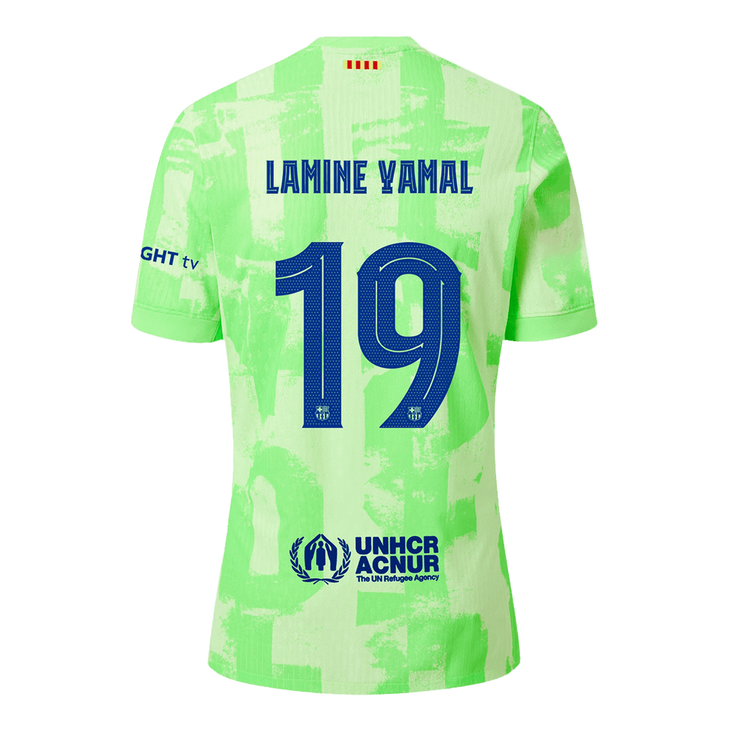 Player Version LAMINE YAMAL #19 Barcelona Third Away Football Shirt 2024/25 - UCL