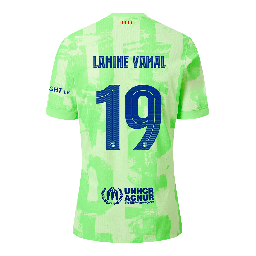 Player Version LAMINE YAMAL #19 Barcelona Third Away Football Shirt 2024/25 - UCL