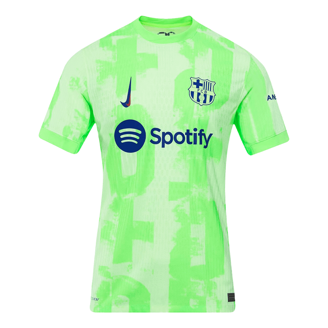 Player Version LAMINE YAMAL #19 Barcelona Third Away Football Shirt 2024/25 - UCL