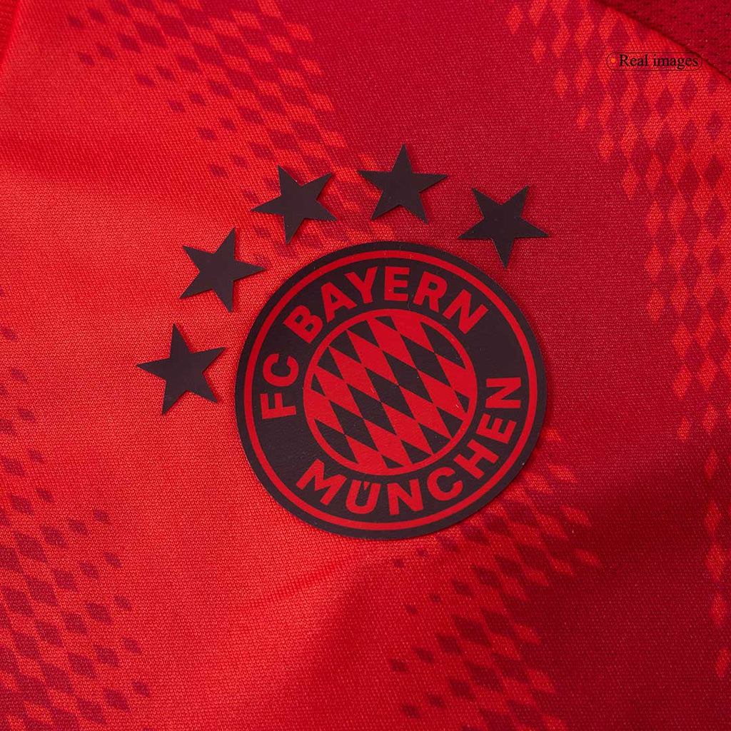 Kid's Bayern Munich Home Football Shirt Kit(Jersey+Shorts+Socks) Red
