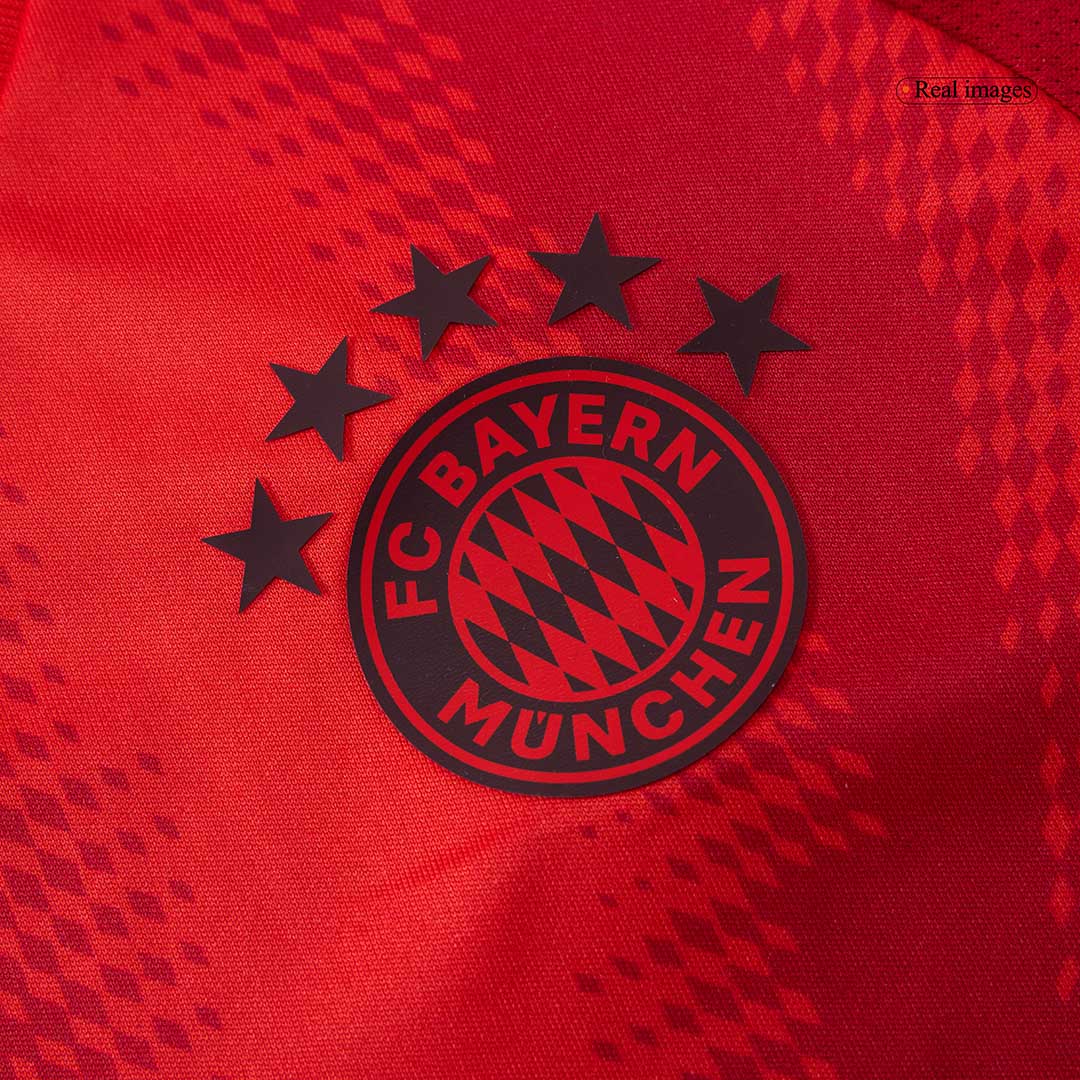 Kid's Bayern Munich Home Football Shirt Kit(Jersey+Shorts+Socks) Red