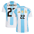 Player Version L.MARTÍNEZ #22 Argentina Home Football Shirt 2024
