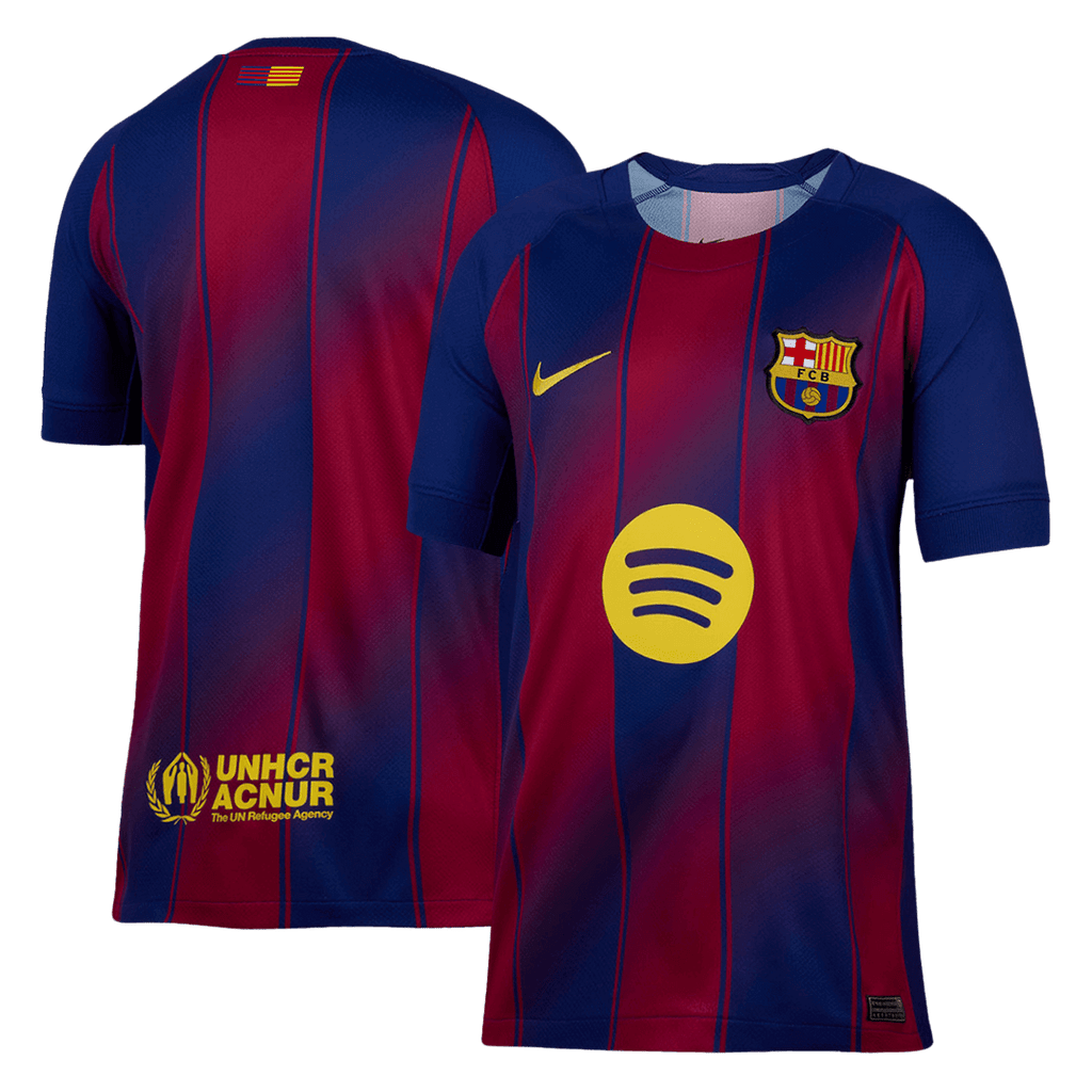 Barcelona Home Football Shirt 2025/26 Red&Blue