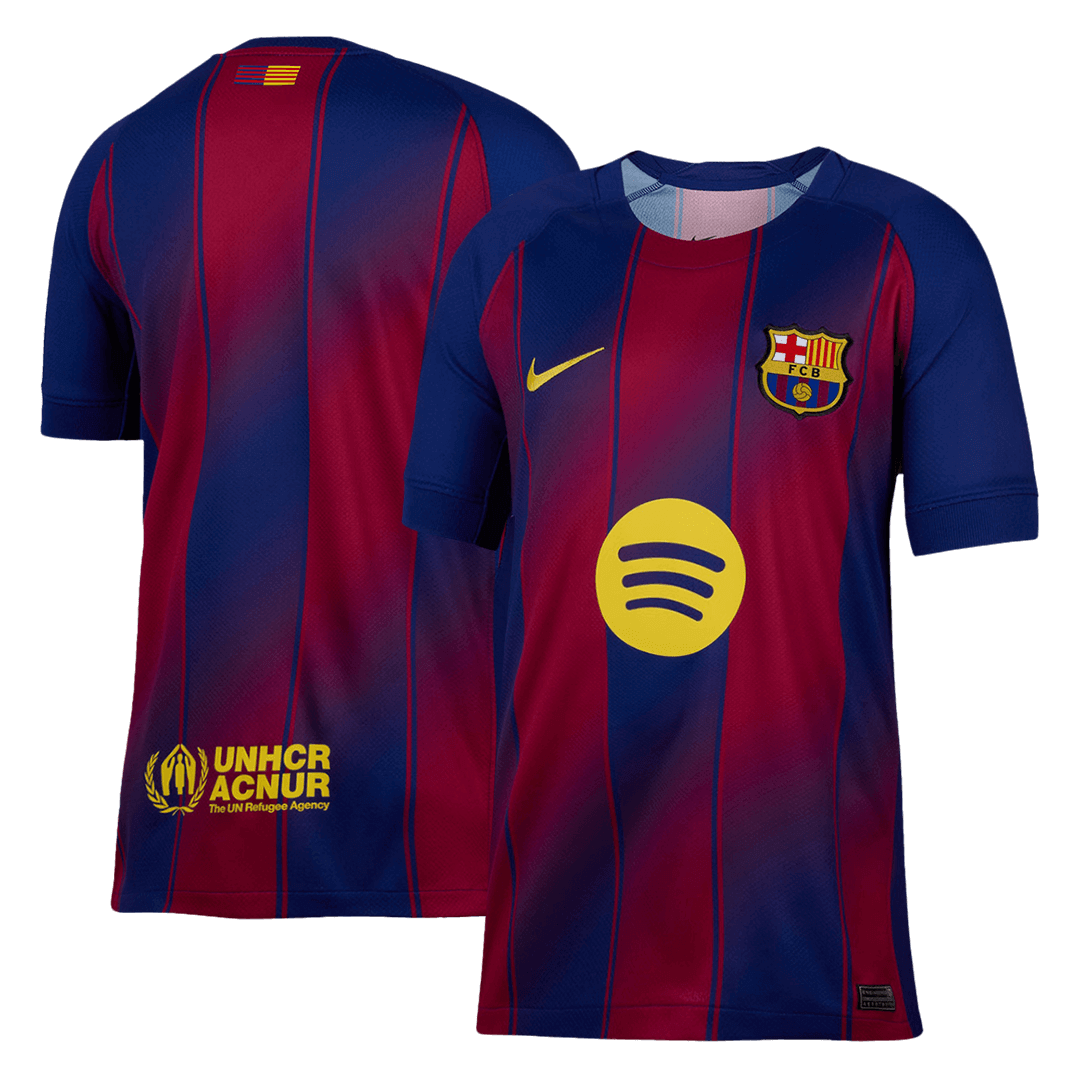 Barcelona Home Football Shirt 2025/26 Red&Blue
