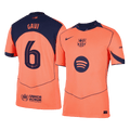 Player Version GAVI #6 Barcelona Third Away Football Shirt 2025/26