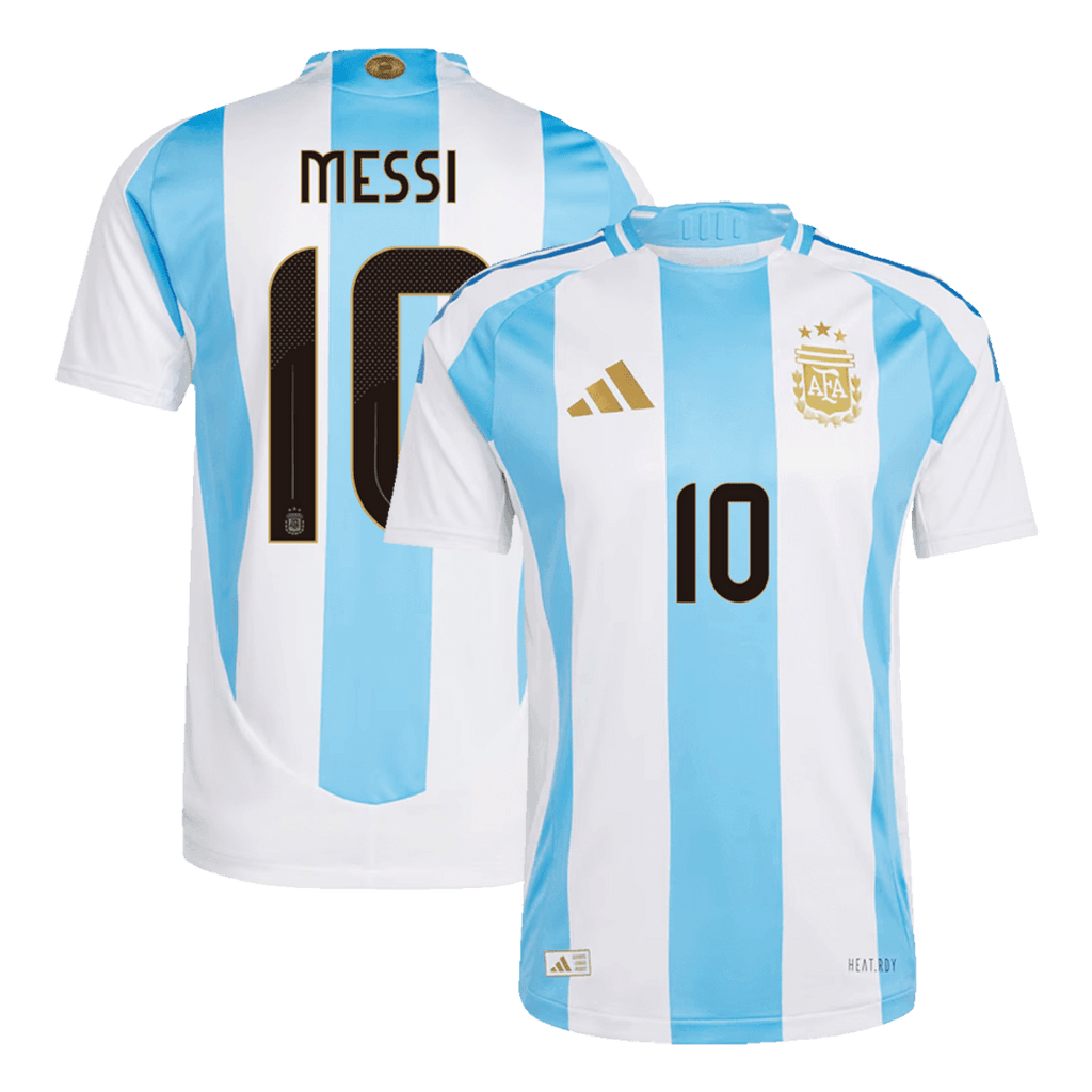 Player Version MESSI #10 Argentina Home Football Shirt Copa America 2024