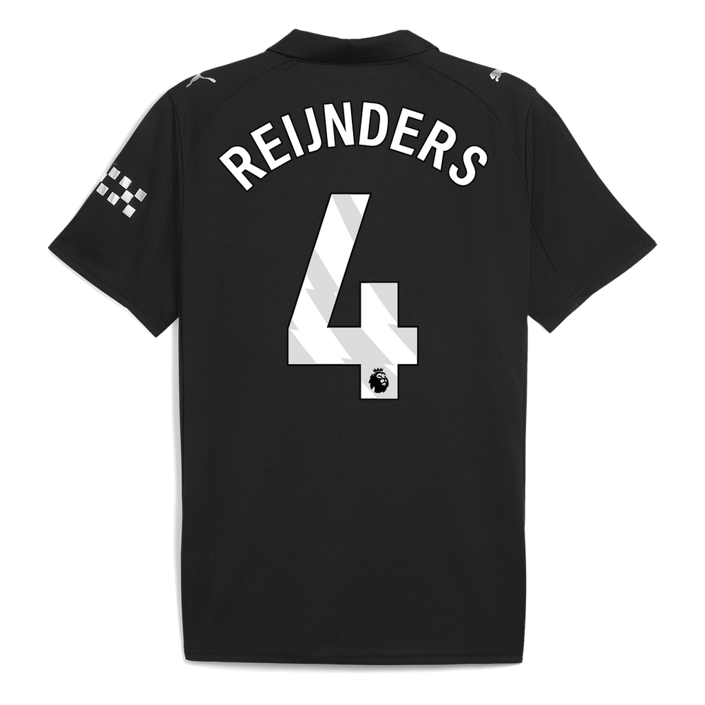 REIJNDERS #4 Manchester City Away Football Shirt 2025/26