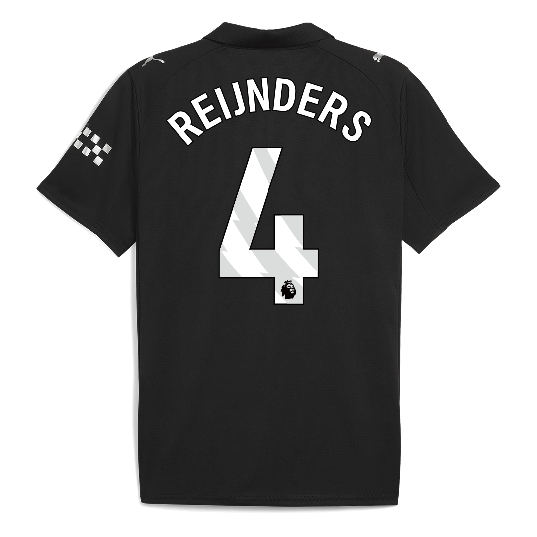 REIJNDERS #4 Manchester City Away Football Shirt 2025/26