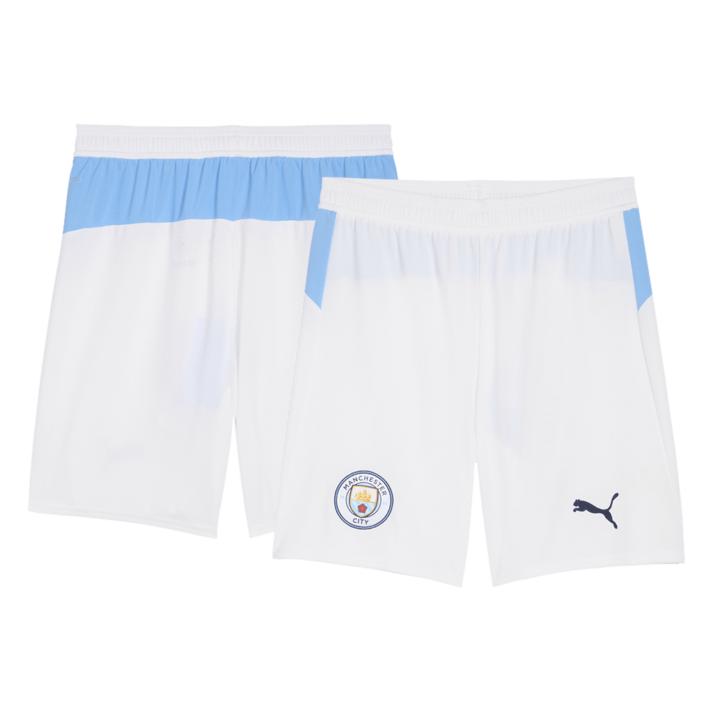 Manchester City Home Football Shirt Kit(Jersey+Shorts+Socks) 2025/26 Blue