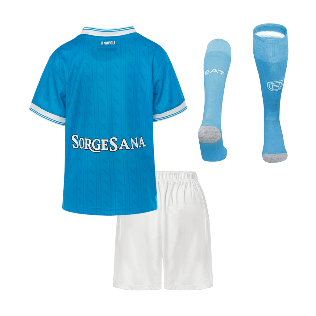 Kid's Napoli Home Football Shirt Kit(Jersey+Shorts+Socks) 2025/26