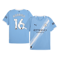 RODRIGO #16 Manchester City Home Football Shirt 2025/26 Blue