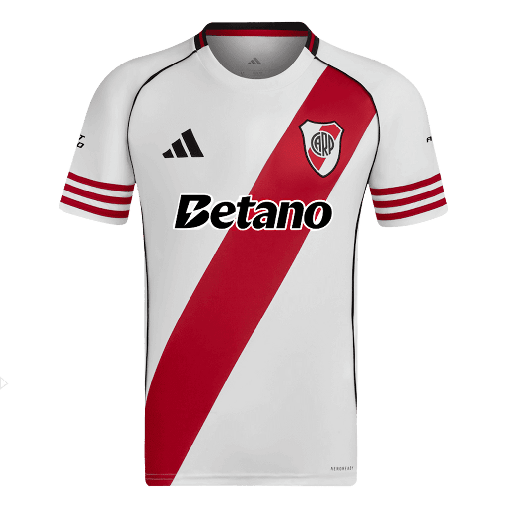 River Plate Home Football Shirt 25/26 Red&White