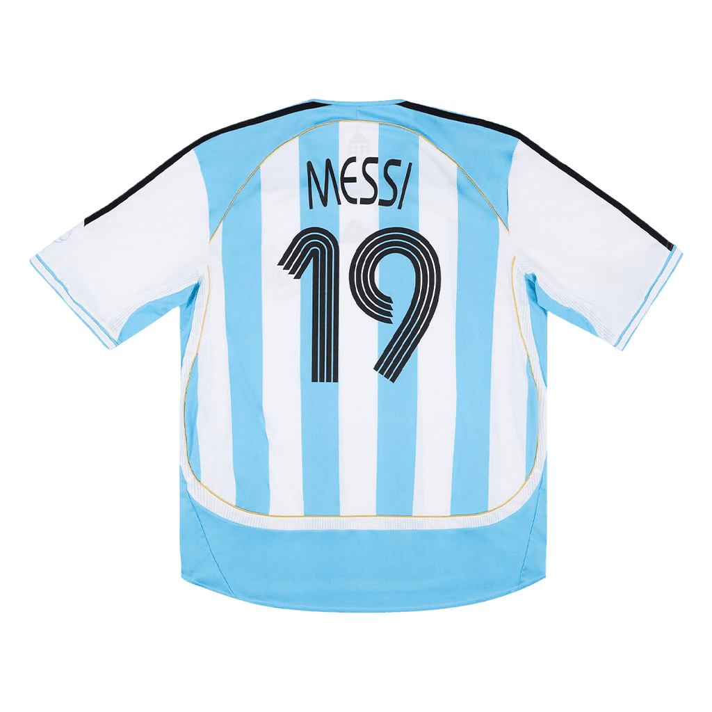 Retro MESSI #19 2006 Argentina Home Football Shirt