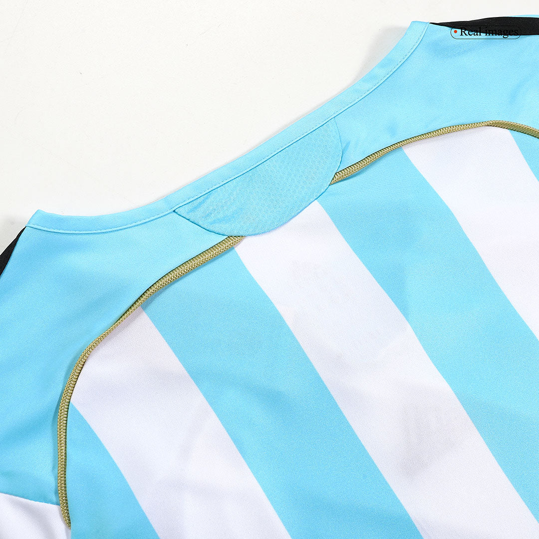 Retro MESSI #19 2006 Argentina Home Football Shirt