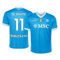 DE BRUYNE #11 Napoli Home Football Shirt 2025/26 Blue