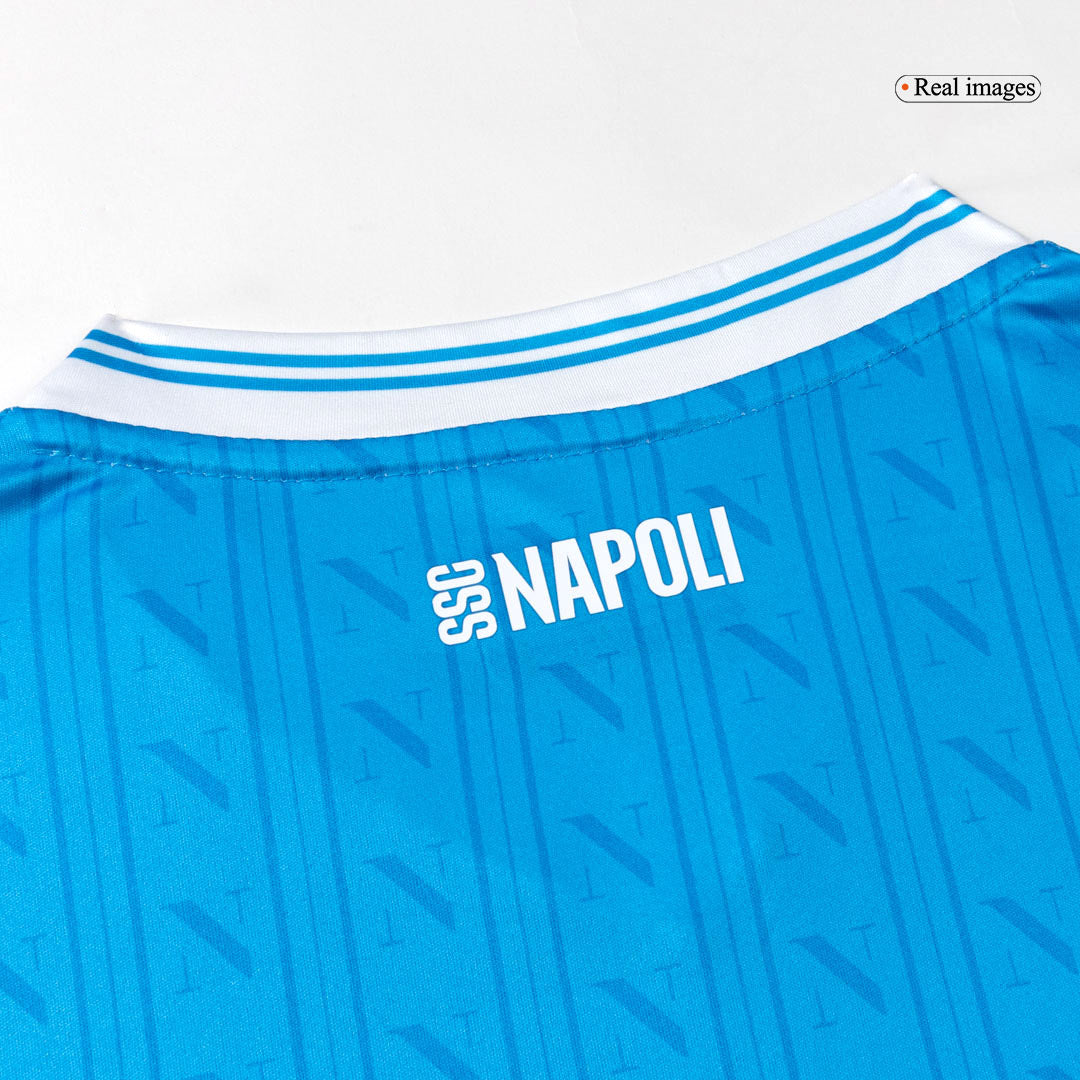 DE BRUYNE #11 Napoli Home Football Shirt 2025/26 Blue