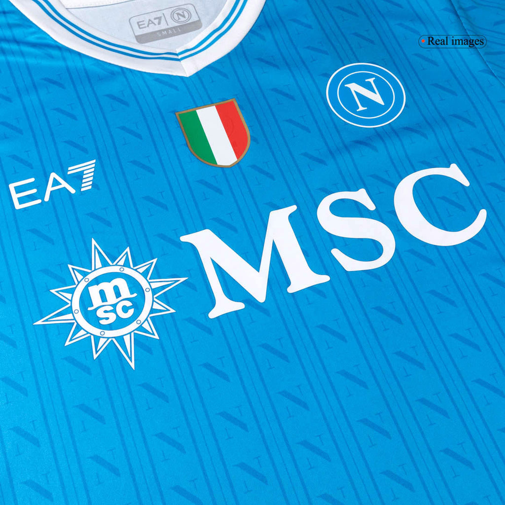 DE BRUYNE #11 Napoli Home Football Shirt 2025/26 Blue