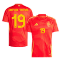 LAMINE YAMAL #19 Spain Home Football Shirt Euro 2024