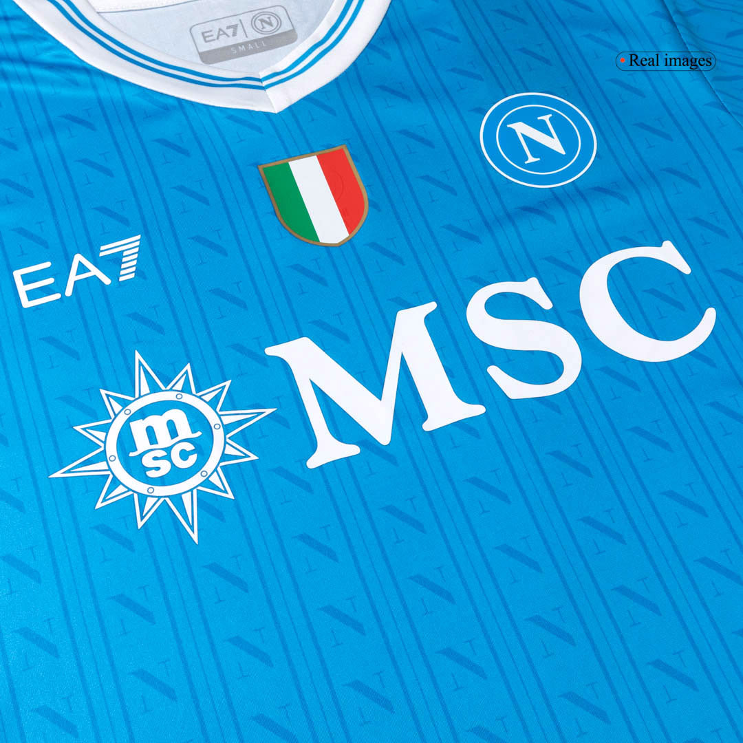 LUKAKU #9 Napoli Home Football Shirt 2025/26 Blue