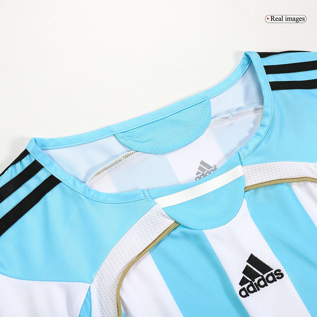 Retro MESSI #19 2006 Argentina Home Football Shirt