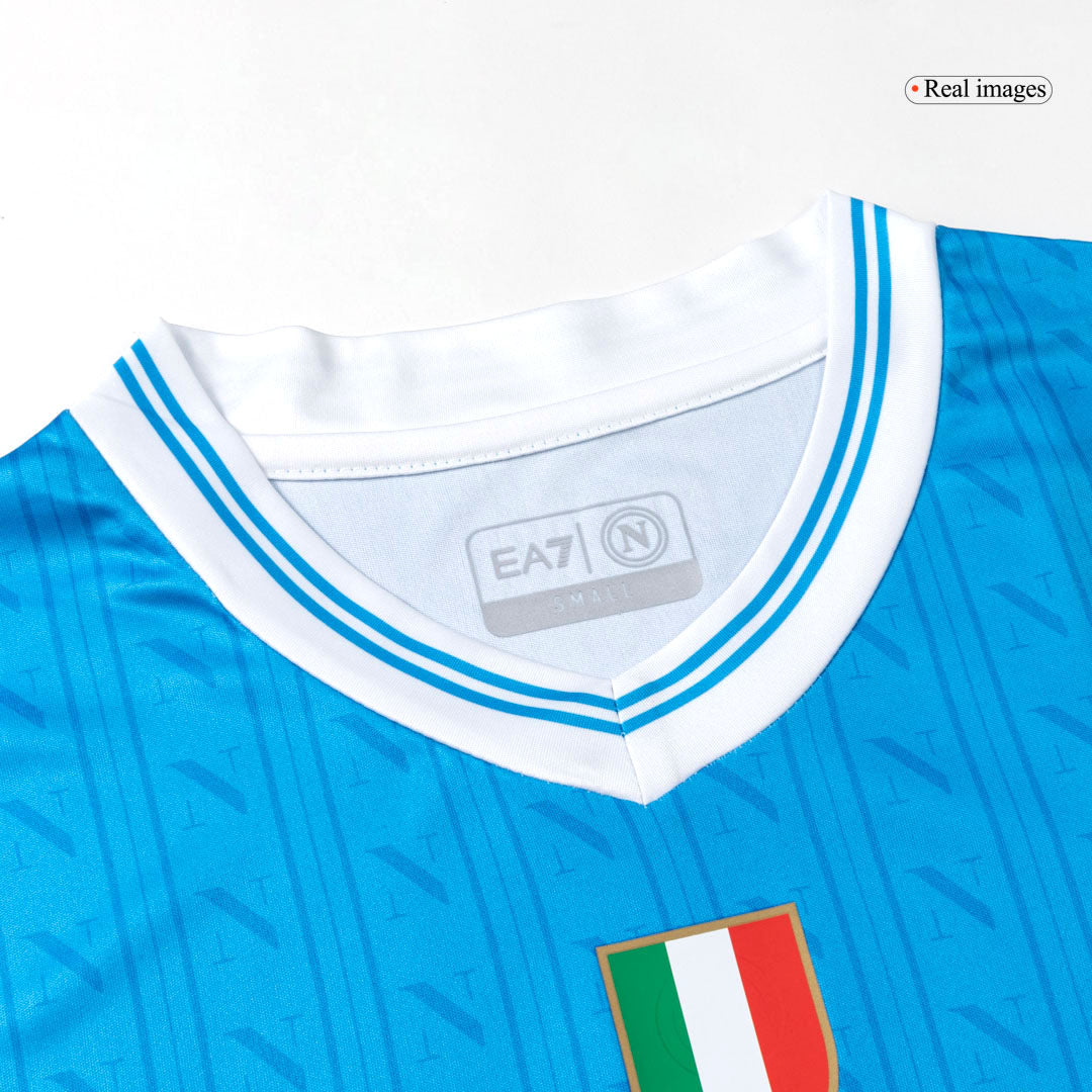 LUKAKU #9 Napoli Home Football Shirt 2025/26 Blue