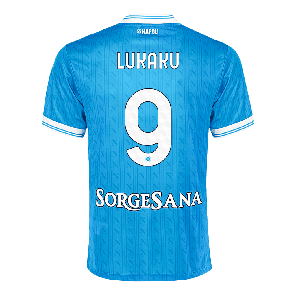 LUKAKU #9 Napoli Home Football Shirt 2025/26 Blue
