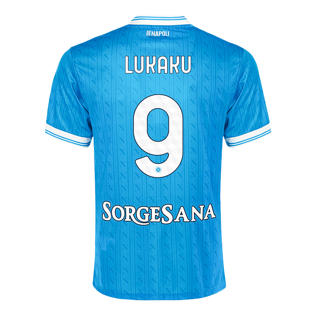 LUKAKU #9 Napoli Home Football Shirt 2025/26 Blue
