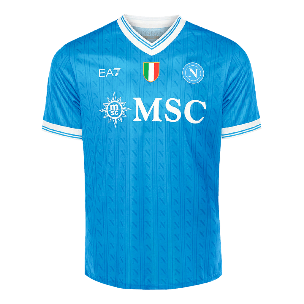 LUKAKU #9 Napoli Home Football Shirt 2025/26 Blue