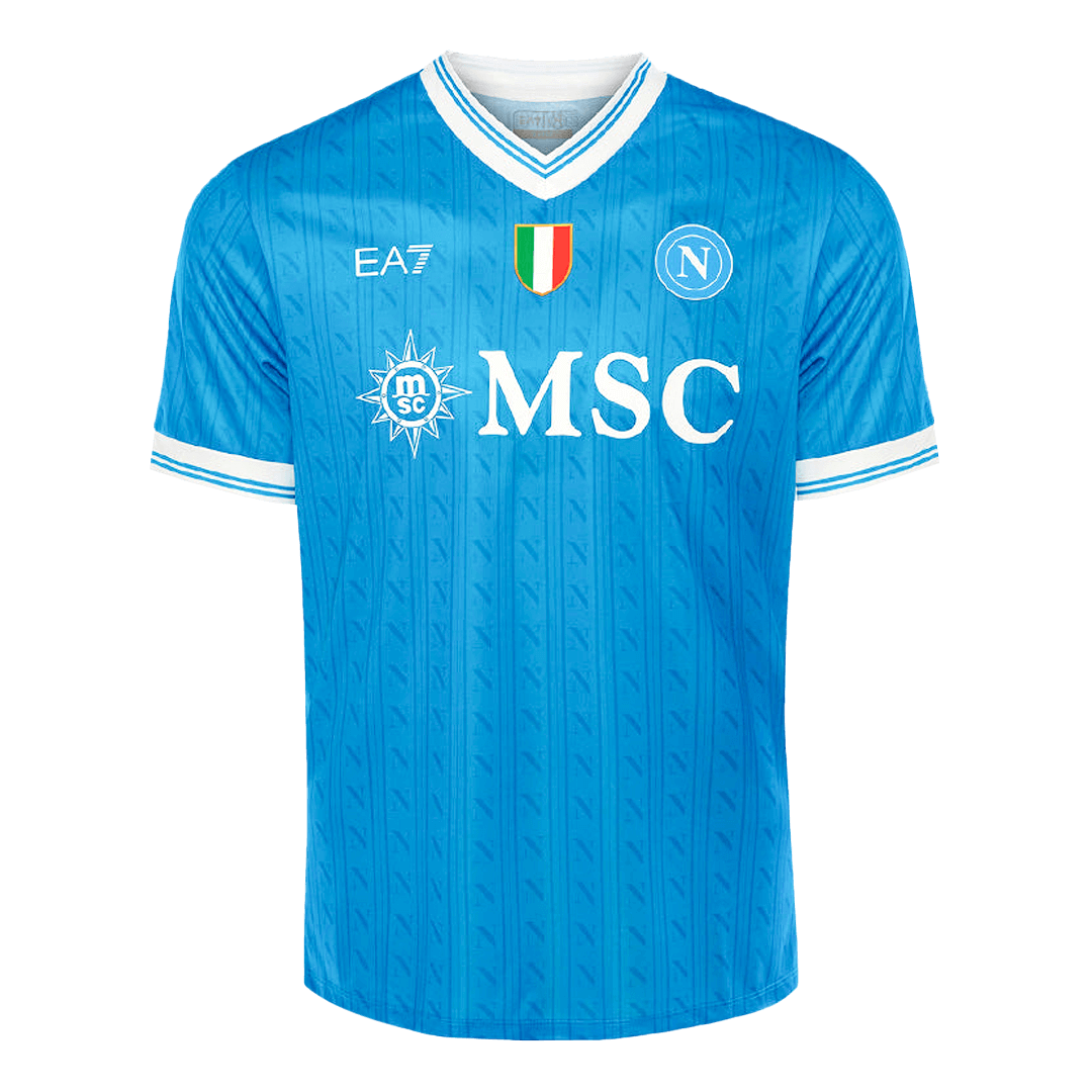 LUKAKU #9 Napoli Home Football Shirt 2025/26 Blue