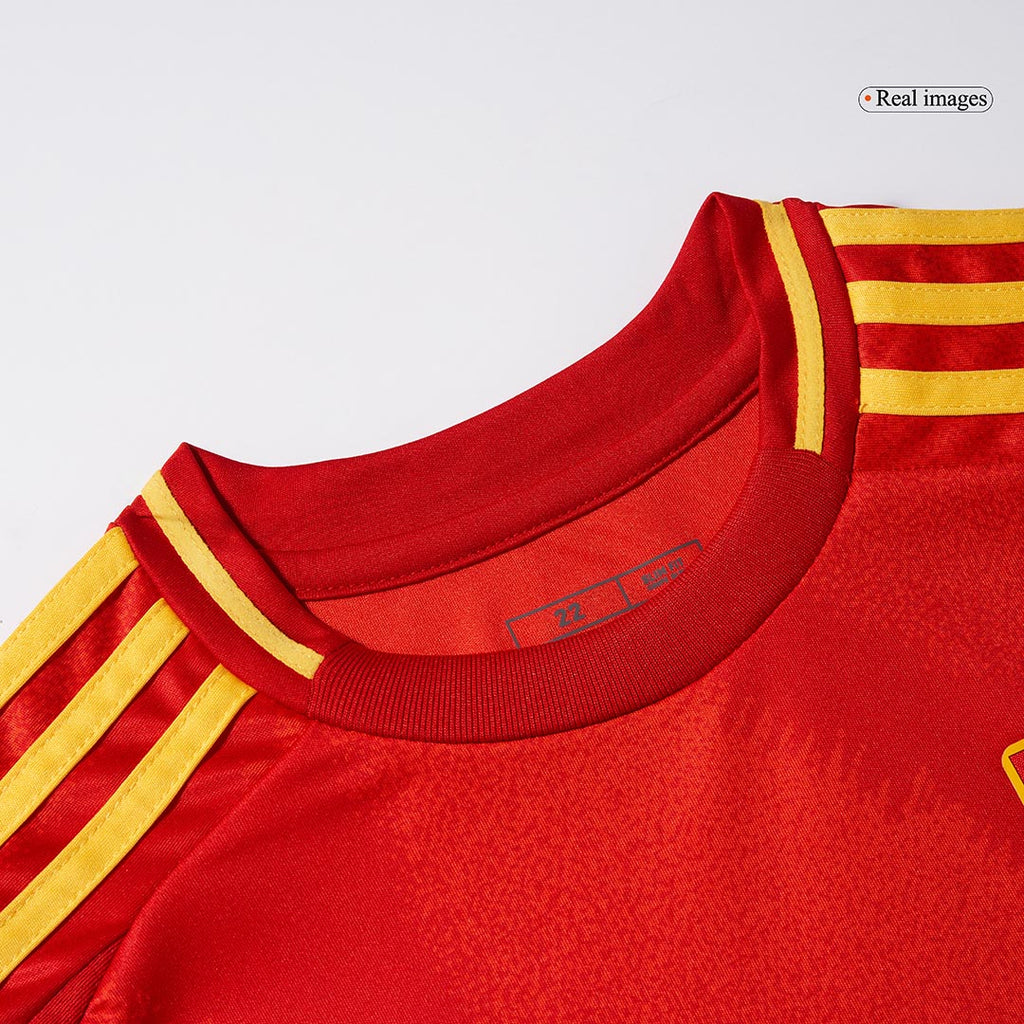 Kid's Spain Home Football Shirt Kit(Jersey+Shorts+Socks) Euro 2024