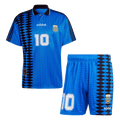 Retro #10 Argentina Away Football Shirt Kit(Jersey+Shorts) 1994