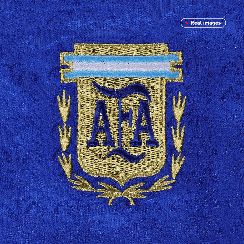 Retro #10 Argentina Away Football Shirt Kit(Jersey+Shorts) 1994