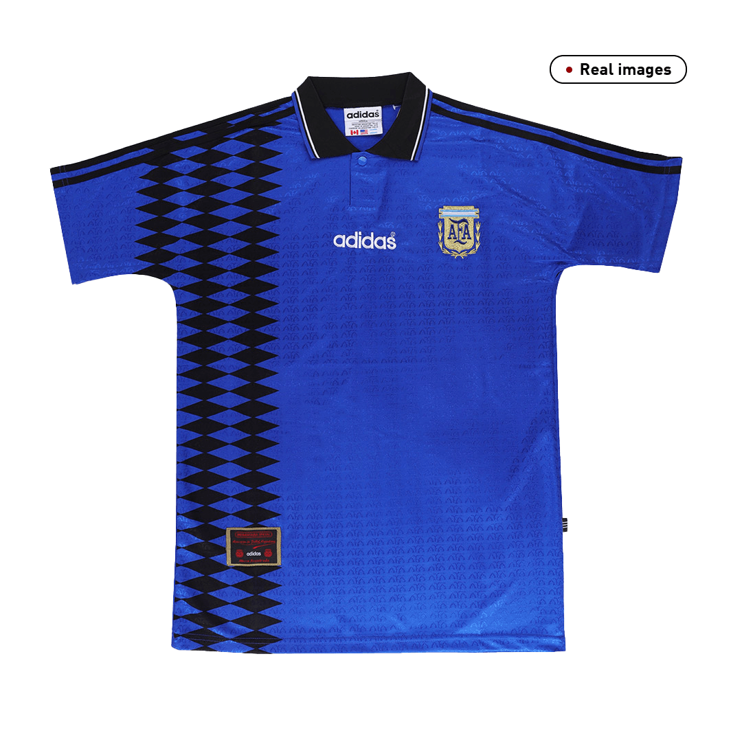 Retro #10 Argentina Away Football Shirt Kit(Jersey+Shorts) 1994