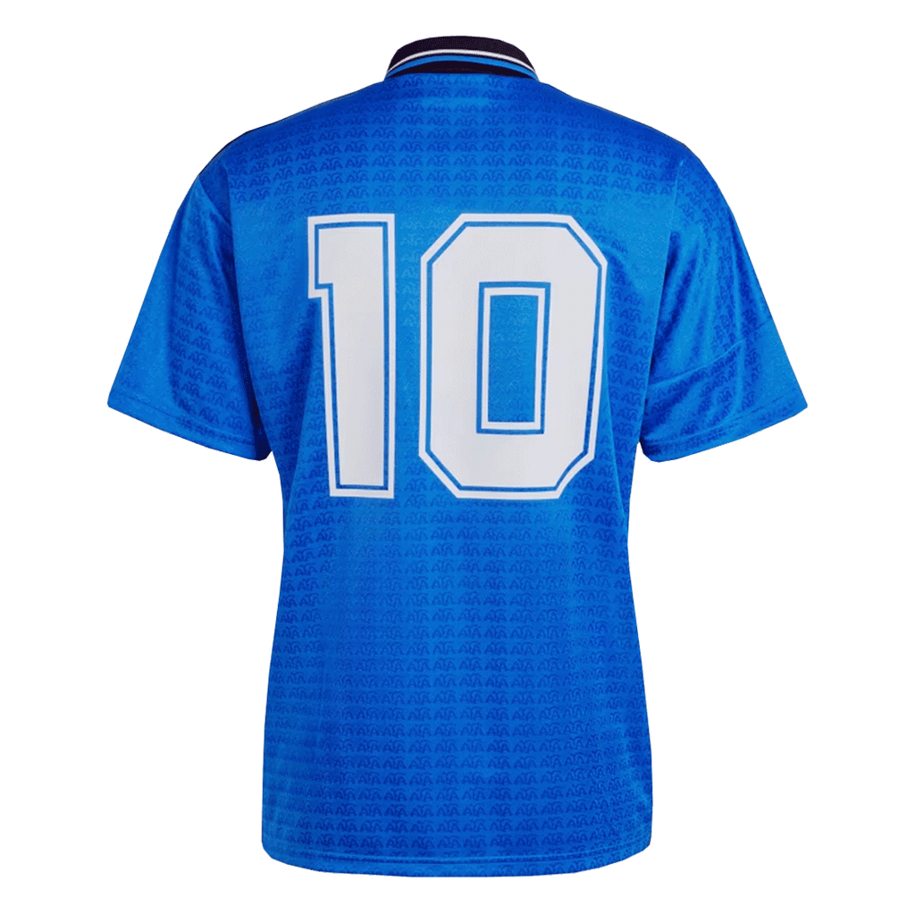 Retro #10 Argentina Away Football Shirt Kit(Jersey+Shorts) 1994