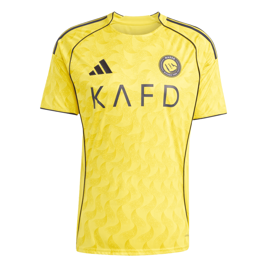 Al Nassr Home Football Shirt 2025/26 Yellow