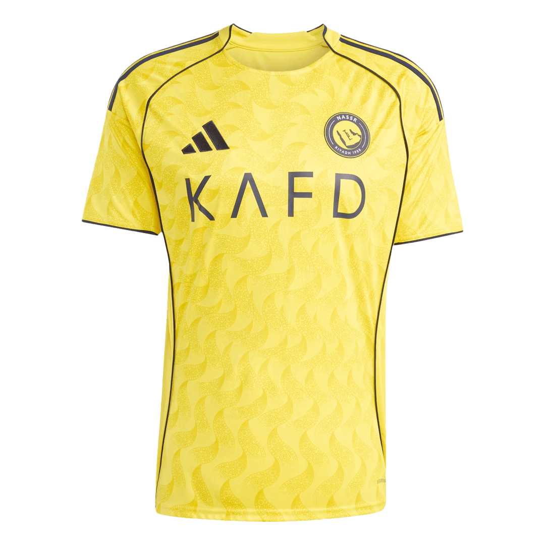 Al Nassr Home Football Shirt 2025/26 Yellow