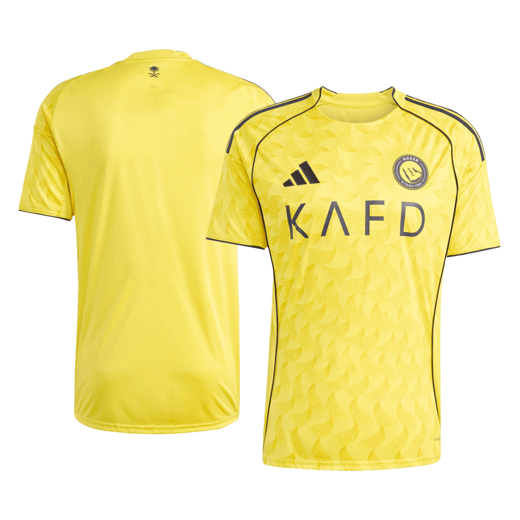 Al Nassr Home Football Shirt 2025/26 Yellow